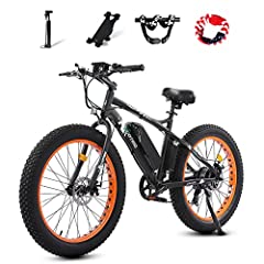 ECOTRIC Electric Powerful Bicycle 26“ Fat Tire Bike for sale  Delivered anywhere in USA 