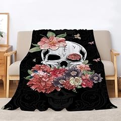 Skull small blanket for sale  Delivered anywhere in UK