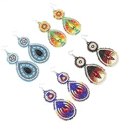 Handmade beaded teardrop for sale  Delivered anywhere in UK