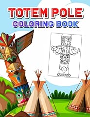 Totem pole coloring for sale  Delivered anywhere in USA 