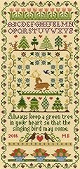 Bothy Threads Green Tree Cross Stitch Kit for sale  Delivered anywhere in USA 
