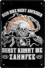 Blechschilder lustiger biker gebraucht kaufen  Wird an jeden Ort in Deutschland