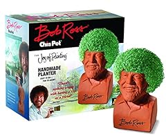 Chia Pet Bob Ross with Seed Pack, Decorative Pottery, used for sale  Delivered anywhere in USA 