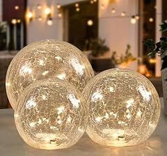 Crackle globe led for sale  Delivered anywhere in USA 