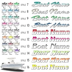 Boat name decal for sale  Delivered anywhere in USA 