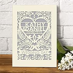 Personalised wedding card for sale  Delivered anywhere in UK