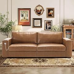 Faux leather sofa for sale  Delivered anywhere in USA 