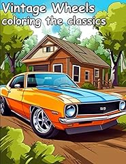 Vintage wheels coloring for sale  Delivered anywhere in UK