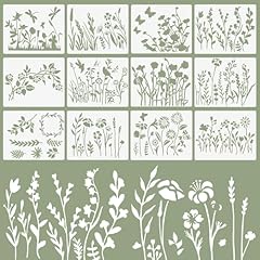 Pcs floral stencils for sale  Delivered anywhere in UK
