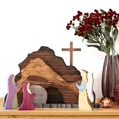 Easter scene wooden for sale  Delivered anywhere in USA 