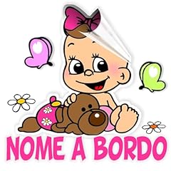 Adesivo bimbo bimba usato  Spedito ovunque in Italia 
