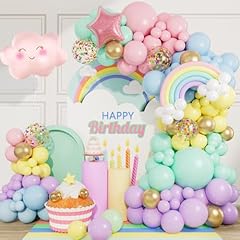 Pastel rainbow balloon for sale  Delivered anywhere in UK