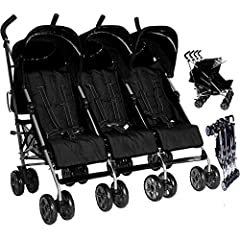Used, Kids Kargo Triple stroller birth-15kg per seat. Safety for sale  Delivered anywhere in Ireland