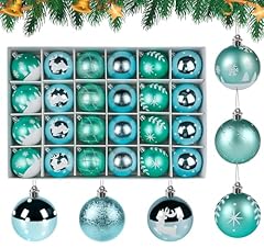 24pcs boules noël d'occasion  Livré partout en France