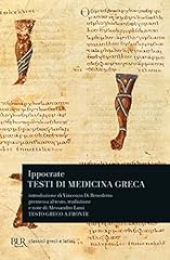 Testi medicina greca d'occasion  Livré partout en Belgiqu