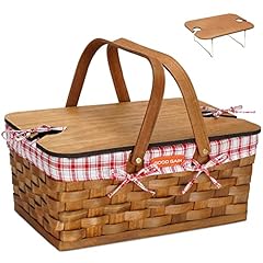 Woodchip picnic basket for sale  Delivered anywhere in USA 