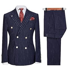 Bylunta mens pinstripe for sale  Delivered anywhere in USA 