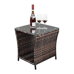 Wicker rattan side for sale  Delivered anywhere in USA 