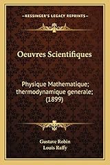 Oeuvres scientifiques physique d'occasion  Livré partout en France