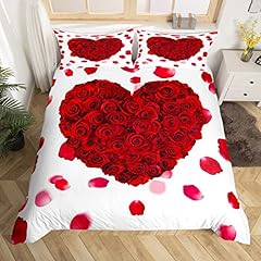 Red heart duvet for sale  Delivered anywhere in USA 