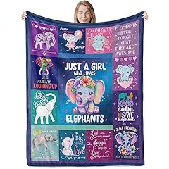 Elephant blanket gifts for sale  Delivered anywhere in UK