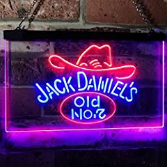 Jack Cowboy Hat LED Neon Sign W16 x H12 Art Wall Lights, used for sale  Delivered anywhere in USA 
