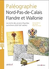 Paléographie nord calais d'occasion  Livré partout en France