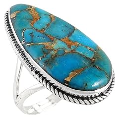 Turquoise ring sterling for sale  Delivered anywhere in USA 