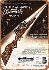 Metal sign weatherby for sale  Delivered anywhere in USA 