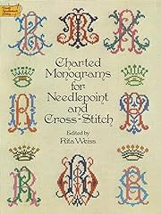 Charted monograms needlepoint for sale  Delivered anywhere in USA 