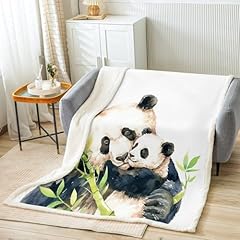 Panda sherpa blanket for sale  Delivered anywhere in USA 