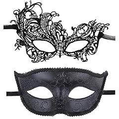 Masquerade mask 2pcs for sale  Delivered anywhere in UK