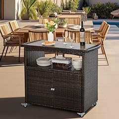 Outdoor bar cart for sale  Delivered anywhere in USA 