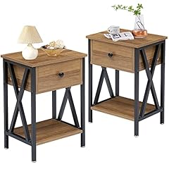 Vecelo nightstands set for sale  Delivered anywhere in USA 