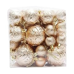 50pcs christmas baubles for sale  Delivered anywhere in UK