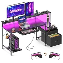 Coleshome scrivania gaming usato  Spedito ovunque in Italia 