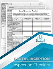 Rental inception checklist for sale  Delivered anywhere in USA 