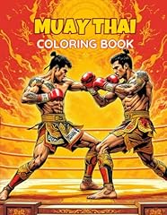 Muay thai coloring for sale  Delivered anywhere in UK