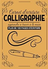 Carnet écriture calligraphie d'occasion  Livré partout en France
