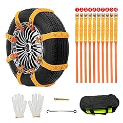 Universal Snow Chains for Cars/SUV/ LT Truck/Pickup Adjustable Traction Tire Chains for Tyres Width 145-285mm (5.71-11.2 inch)Easy to Mount Emergency Traction Snow Tyre Chains for Icing,Mud, Sand for sale  Delivered anywhere in USA 