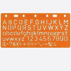 Schablone standard schrift gebraucht kaufen  Wird an jeden Ort in Deutschland