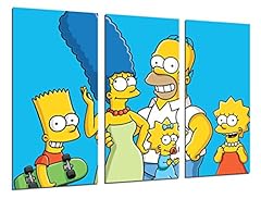 Quadro legno simpson usato  Spedito ovunque in Italia 