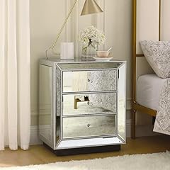 Maotifeys mirrored nightstand for sale  Delivered anywhere in USA 