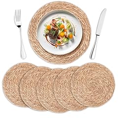 Round woven placemats for sale  Delivered anywhere in USA 