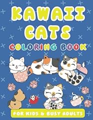 Kawaii cats coloring d'occasion  Livré partout en France
