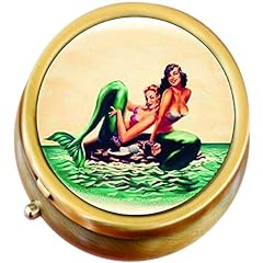 Vintage mermaids brass for sale  Delivered anywhere in USA 