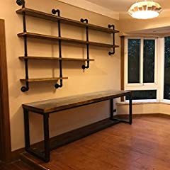 MBQQ 4-Tiers 63inch Industrial Pipe Shelving,Rustic for sale  Delivered anywhere in USA 