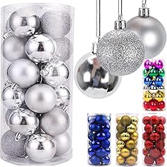 Christmas baubles 24pcs for sale  Delivered anywhere in UK