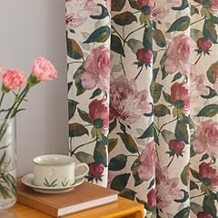 Floral linen curtains for sale  Delivered anywhere in USA 