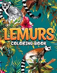 Lemurs coloring book for sale  Delivered anywhere in UK